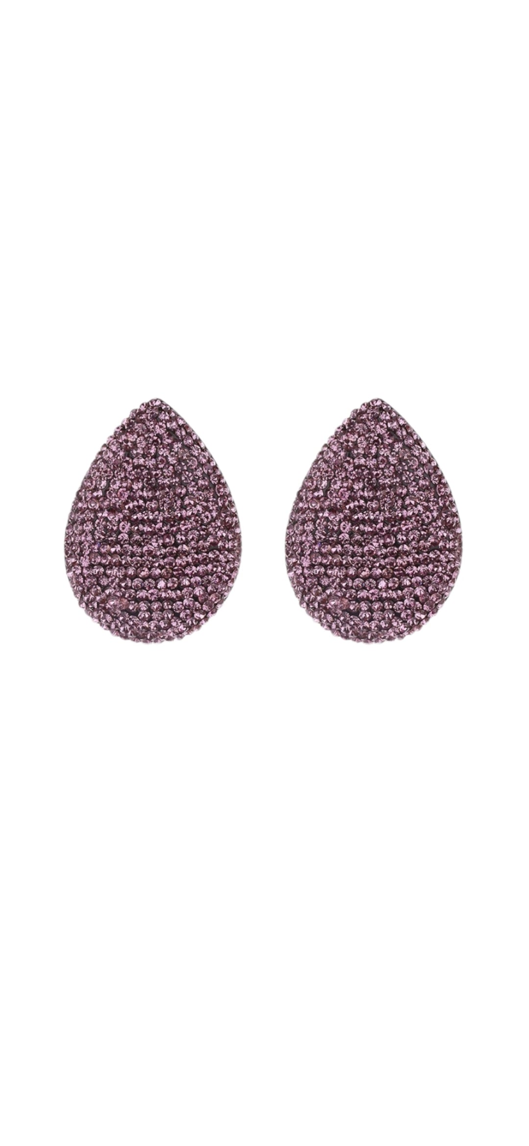 Orecchini Bling Bordeaux Argento