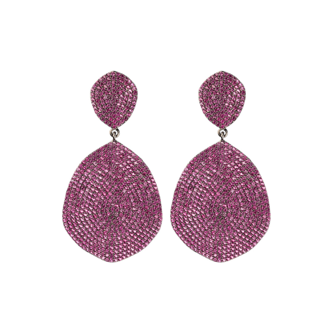 Orecchini Venus Fucsia Argento