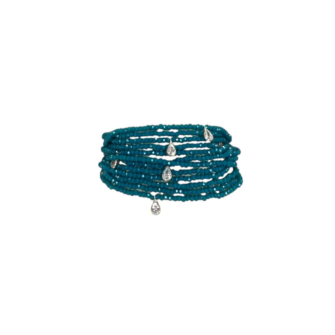 Bracciale Multifilo Turchese Argento