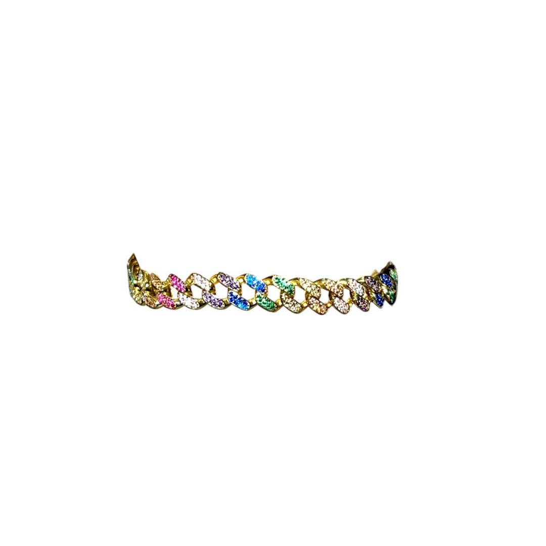 Bracciale Groumette Color Argento