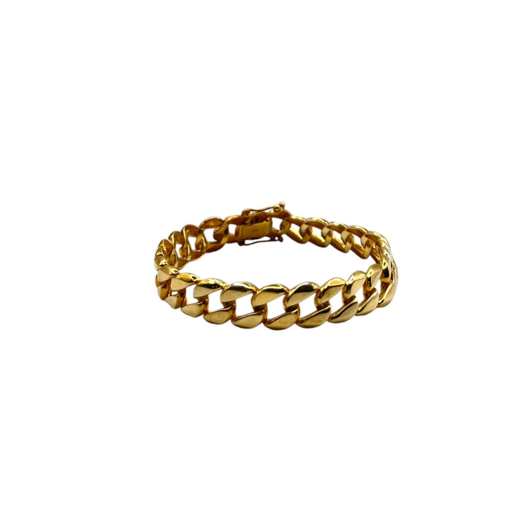 Bracciale Groumette Semplice Dorato Argento