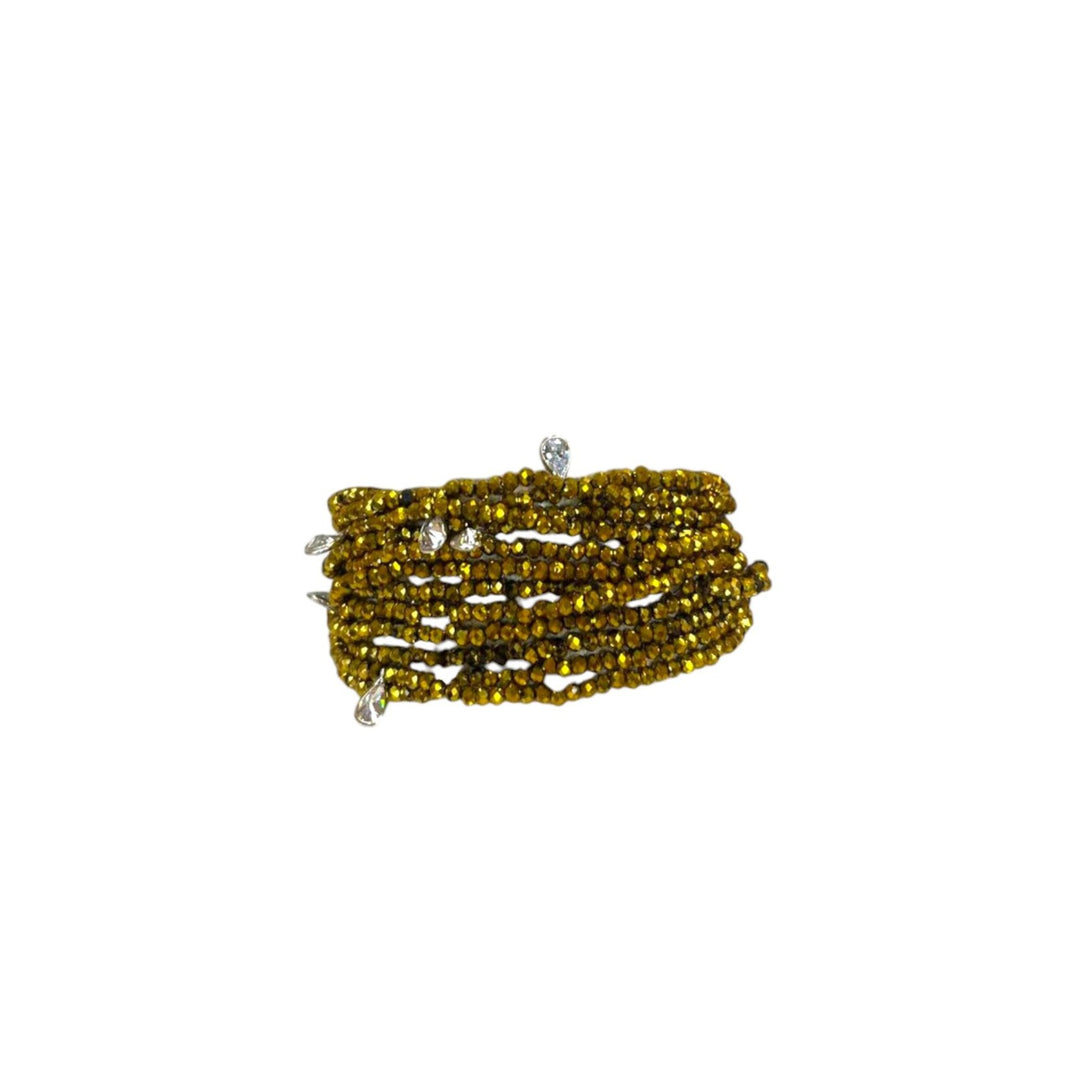 Bracciale Multifilo Dorato Argento