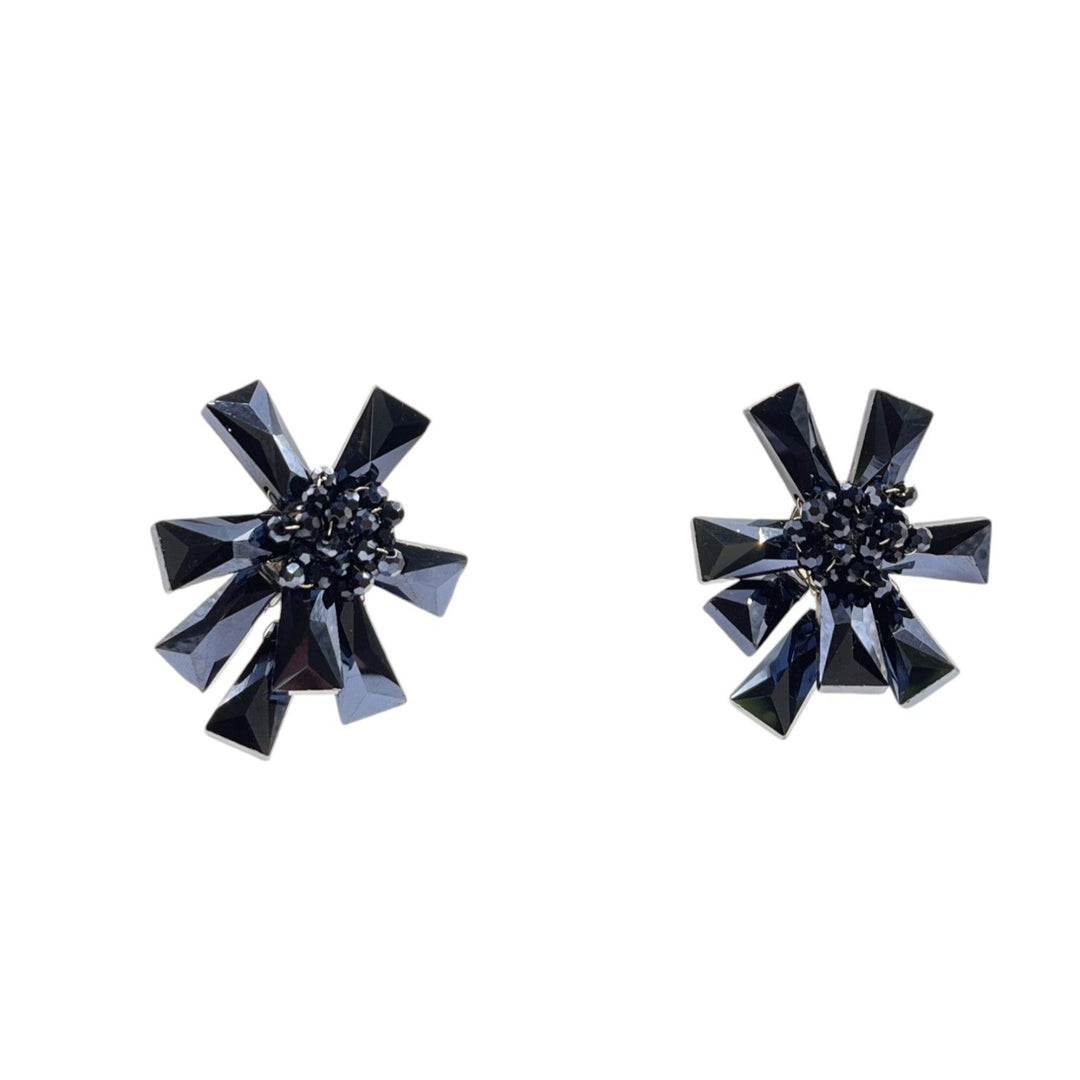 Orecchini Flora Azzurrino Argento
