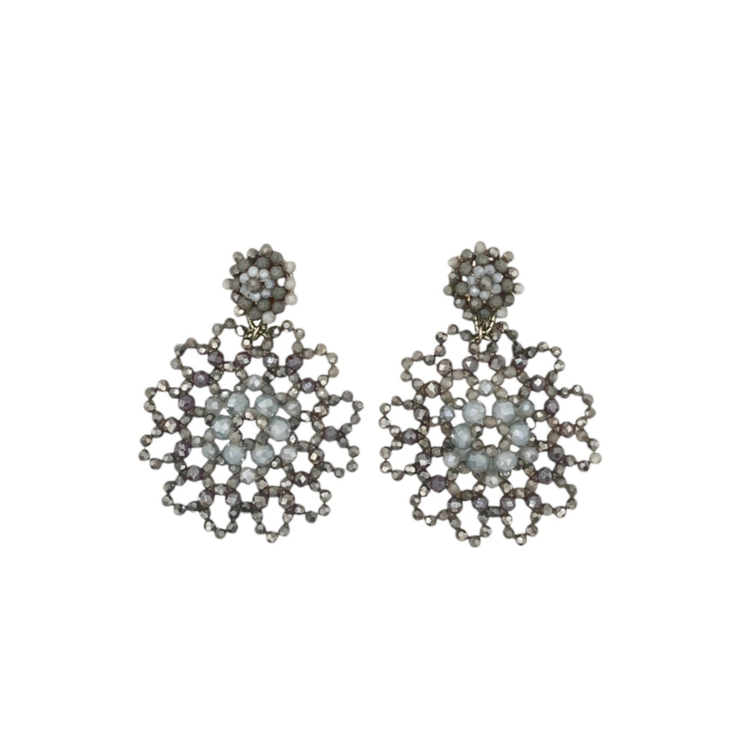 Orecchini sunflower Argento