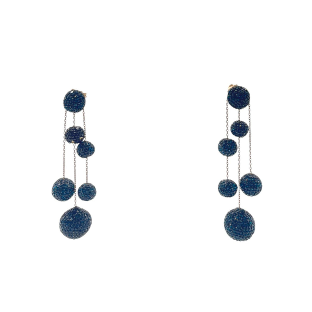 Orecchini MilkyWay Blu Argento
